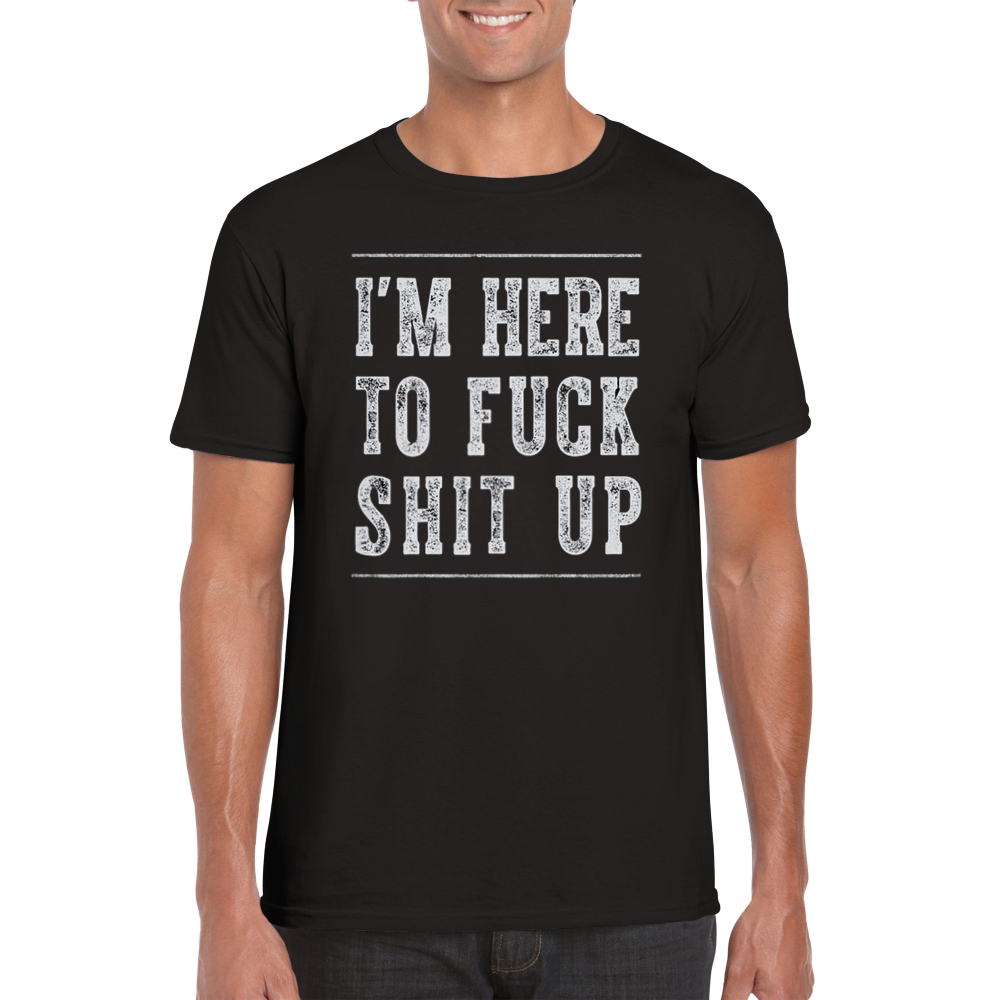 I`m here rundhalsad t-shirt 5446