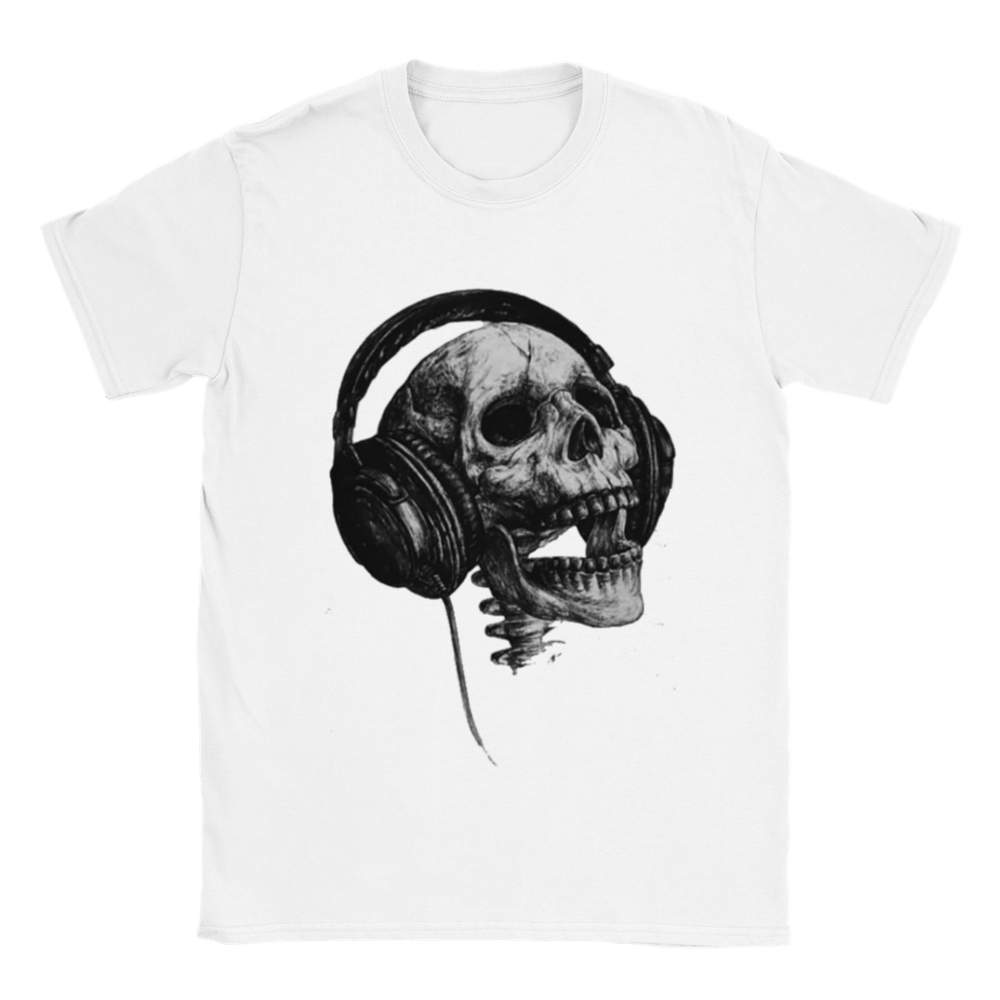 Klassisk skull rundhalsad t-shirt 5023