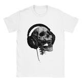 Klassisk skull rundhalsad t-shirt 5023