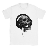 Klassisk skull rundhalsad t-shirt 5023