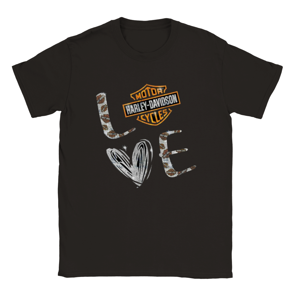 Harley Love  rundhalsad t-shirt 5402