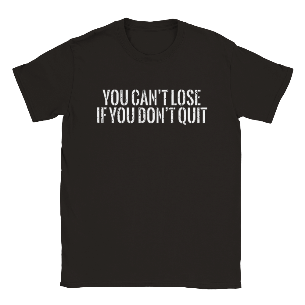 Dont quit rundhalsad t-shirt 5496