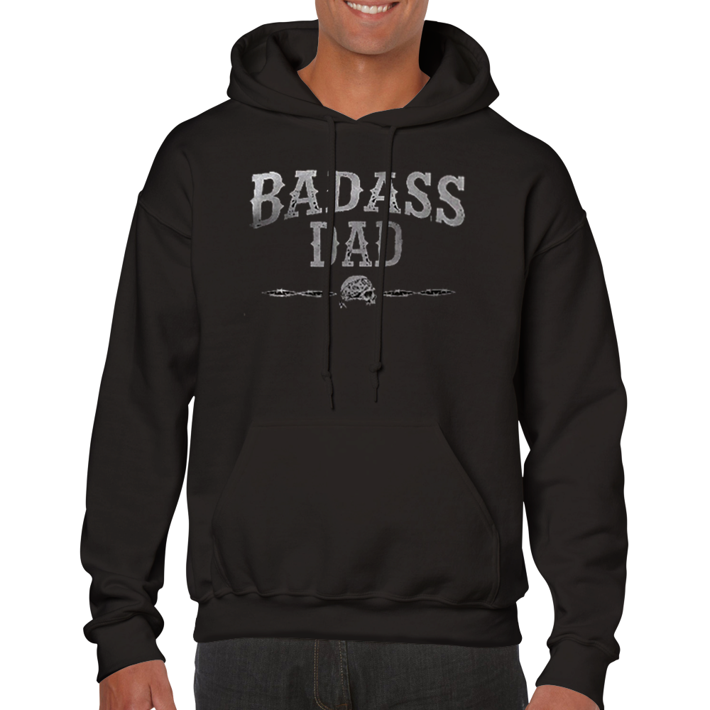 Bad ass dad hoodie 5624