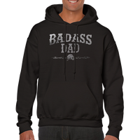 Bad ass dad hoodie 5624