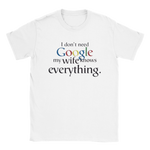 Google rundhalsad t-shirt 5077