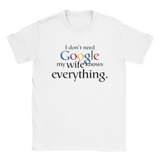 Google rundhalsad t-shirt 5077