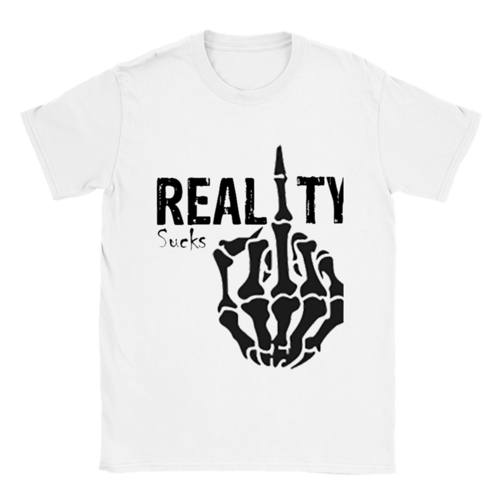 Reality sucks rundhalsad t-shirt 5194