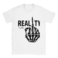 Reality sucks rundhalsad t-shirt 5194