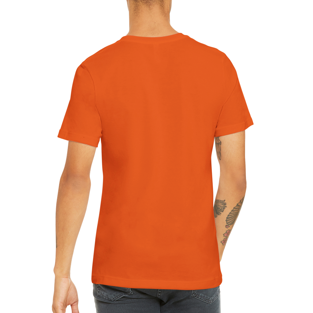 C Orange rundhalsad t-shirt 5226