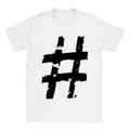 Hashtag rundhalsad t-shirt 5538