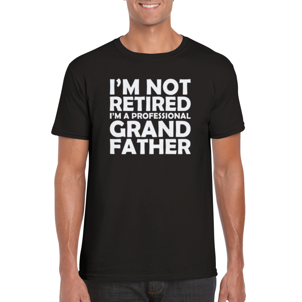 Not retired  rundhalsad t-shirt 5301