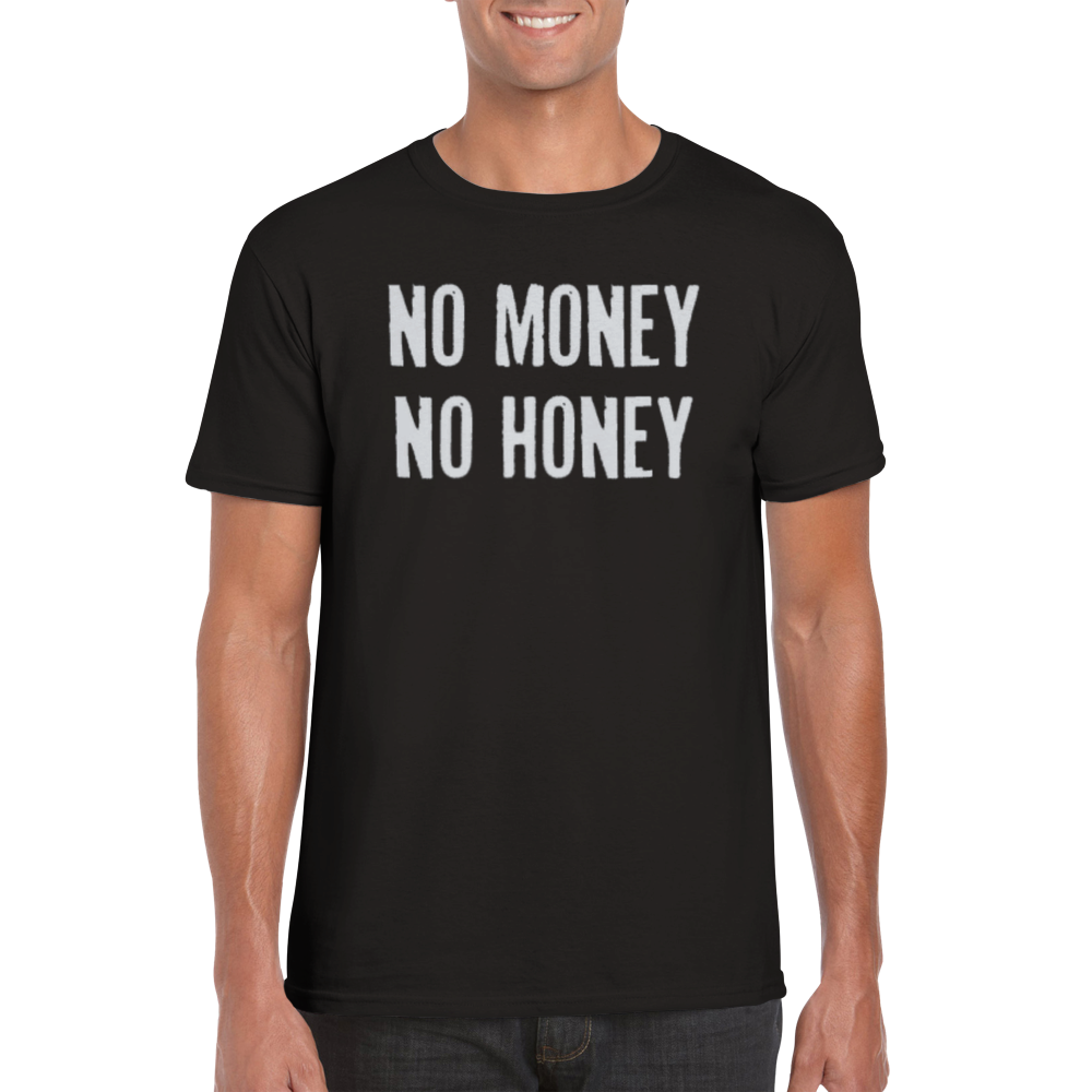 No money rundhalsad t-shirt 5384