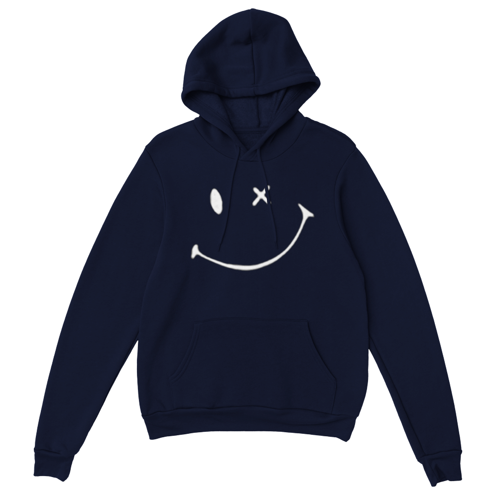 Smajl hoodie Navy 5238