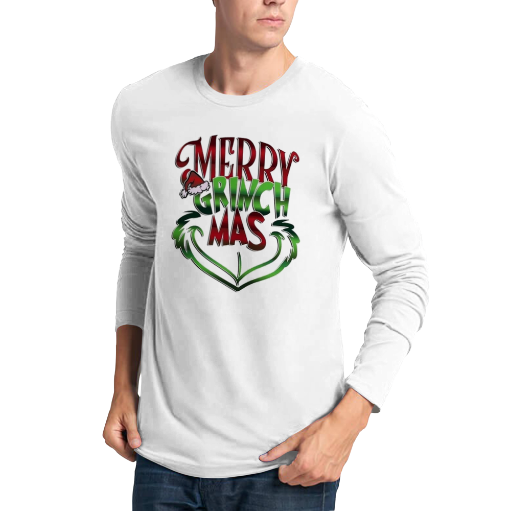 Merry Grinchmas långärmad t-shirt 5609