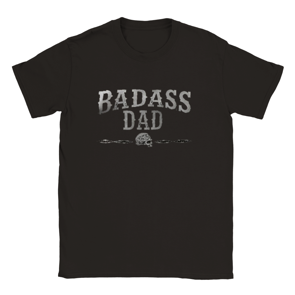 Badass dad svart  t-shirt 5038