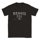 Badass dad svart  t-shirt 5038