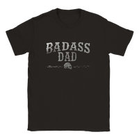 Badass dad svart  t-shirt 5038