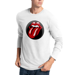 Stones vit  långärmad t-shirt 5551