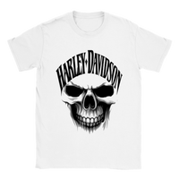 HD Skull  rundhalsad t-shirt 5397