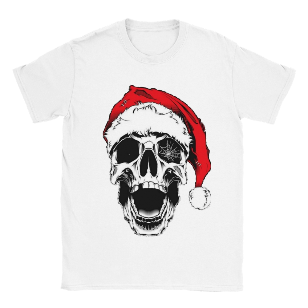 Santa skull rundhalsad t-shirt 5610