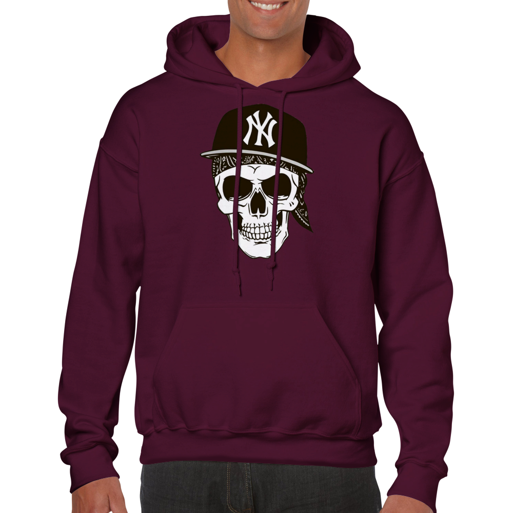 NY Skull hoodie 5244