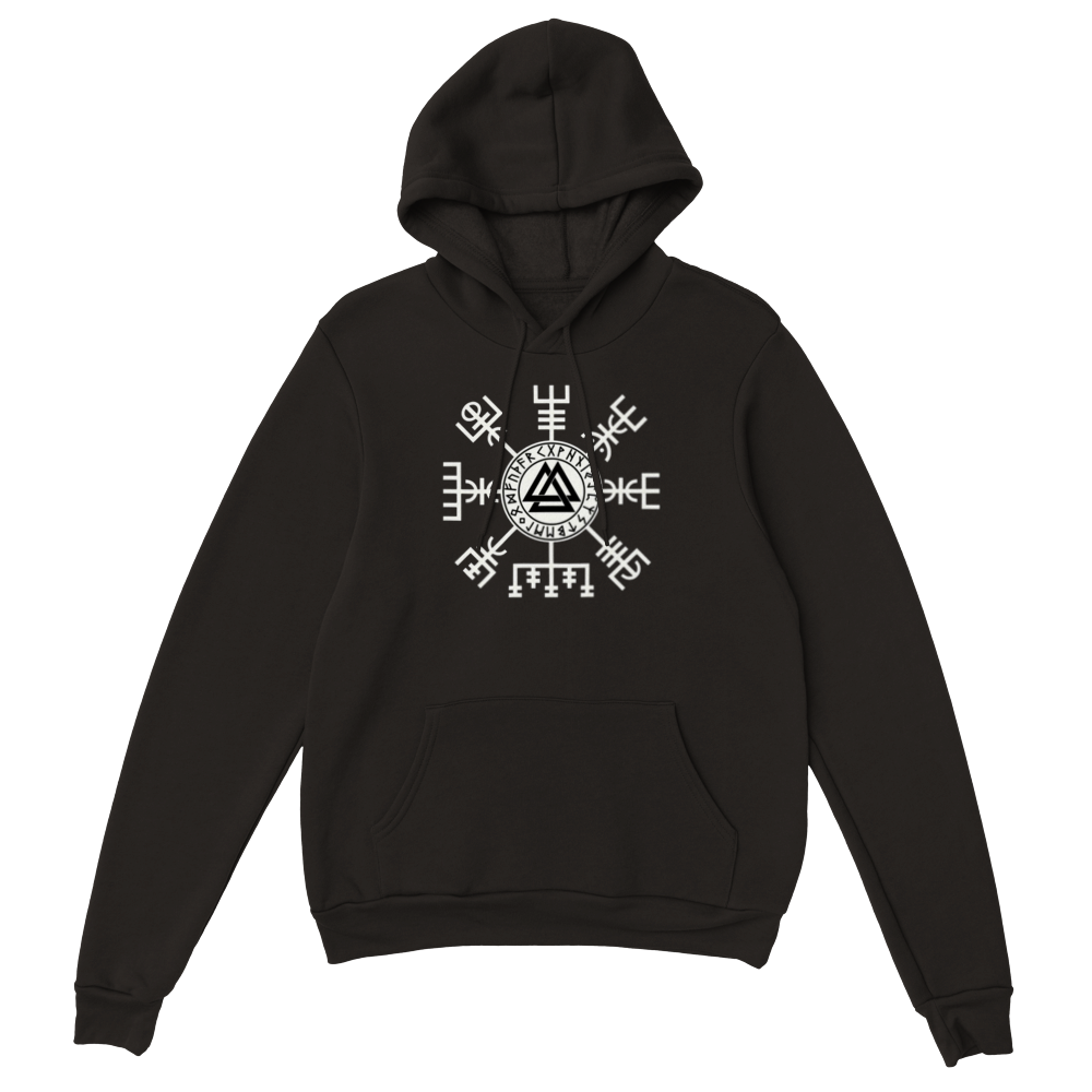 Viking hoodie Dubbeltryck 5243