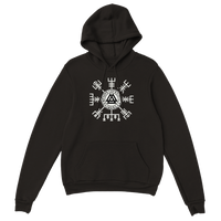 Viking hoodie Dubbeltryck 5243