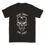 Live fast rundhalsad t-shirt 5466