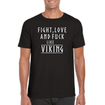 Fight svart rundhalsad t-shirt 5464