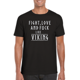 Fight svart rundhalsad t-shirt 5464