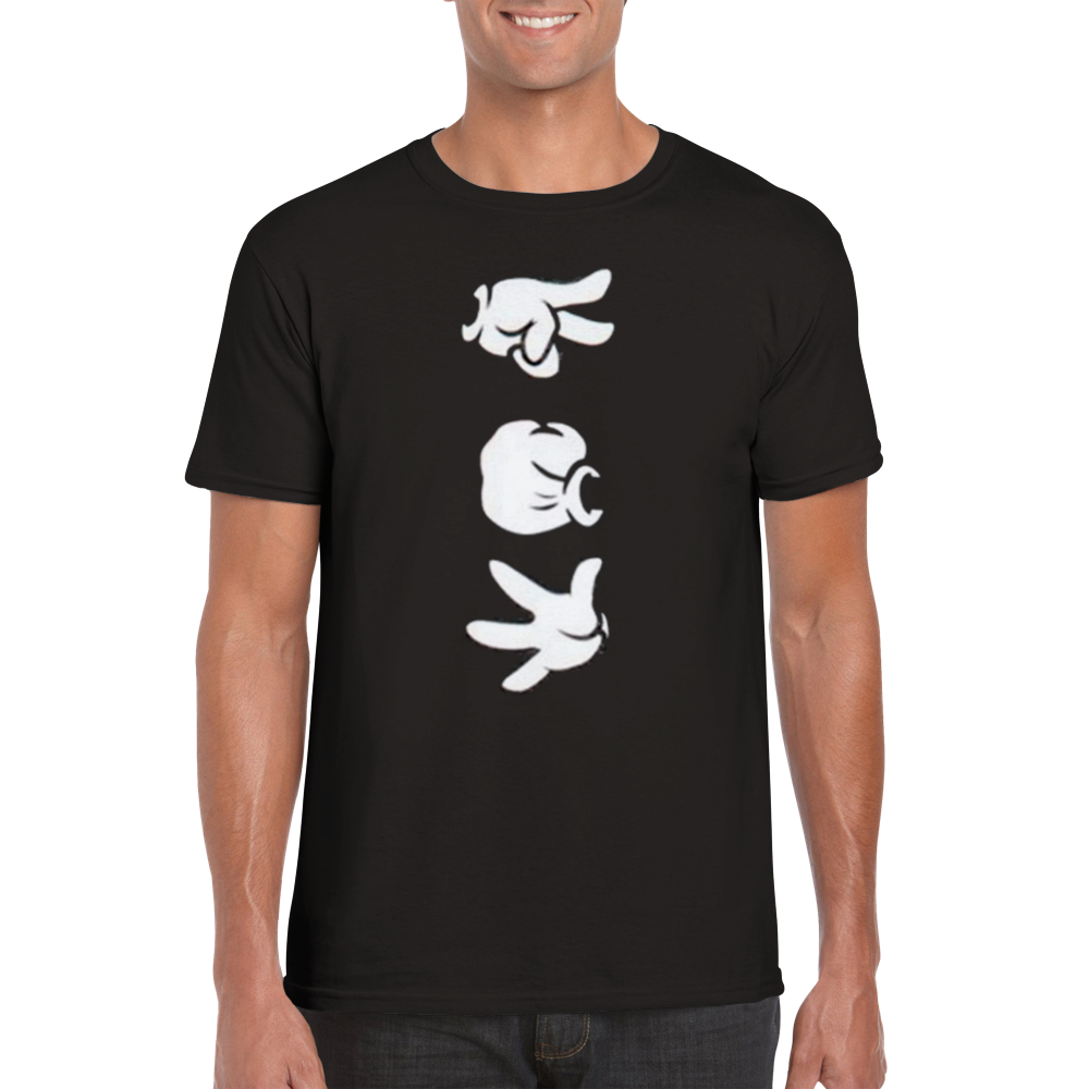 Micky hands rundhalsad t-shirt 5388