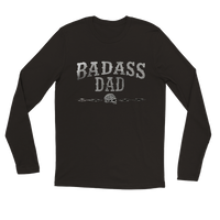 Badass Dad svart långärmad t-shirt 5524