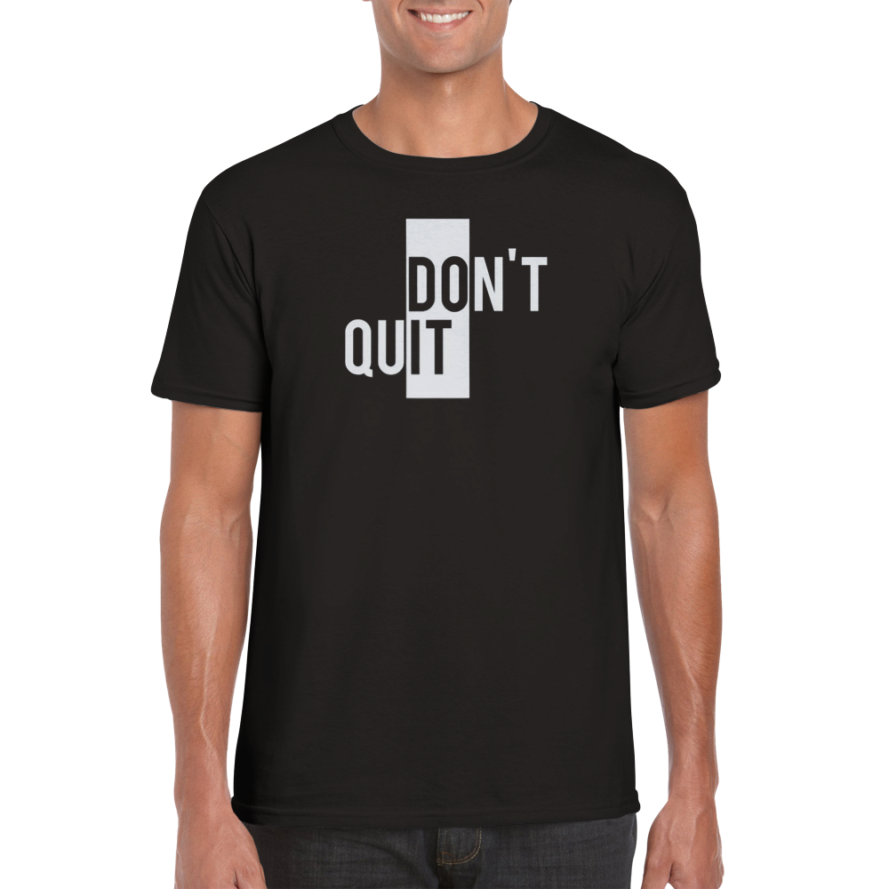 Don`t Quit rundhalsad t-shirt 5663