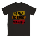 No fear rundhalsad t-shirt 5222