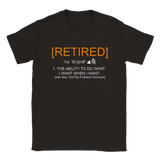 Retired rundhalsad t-shirt 5364