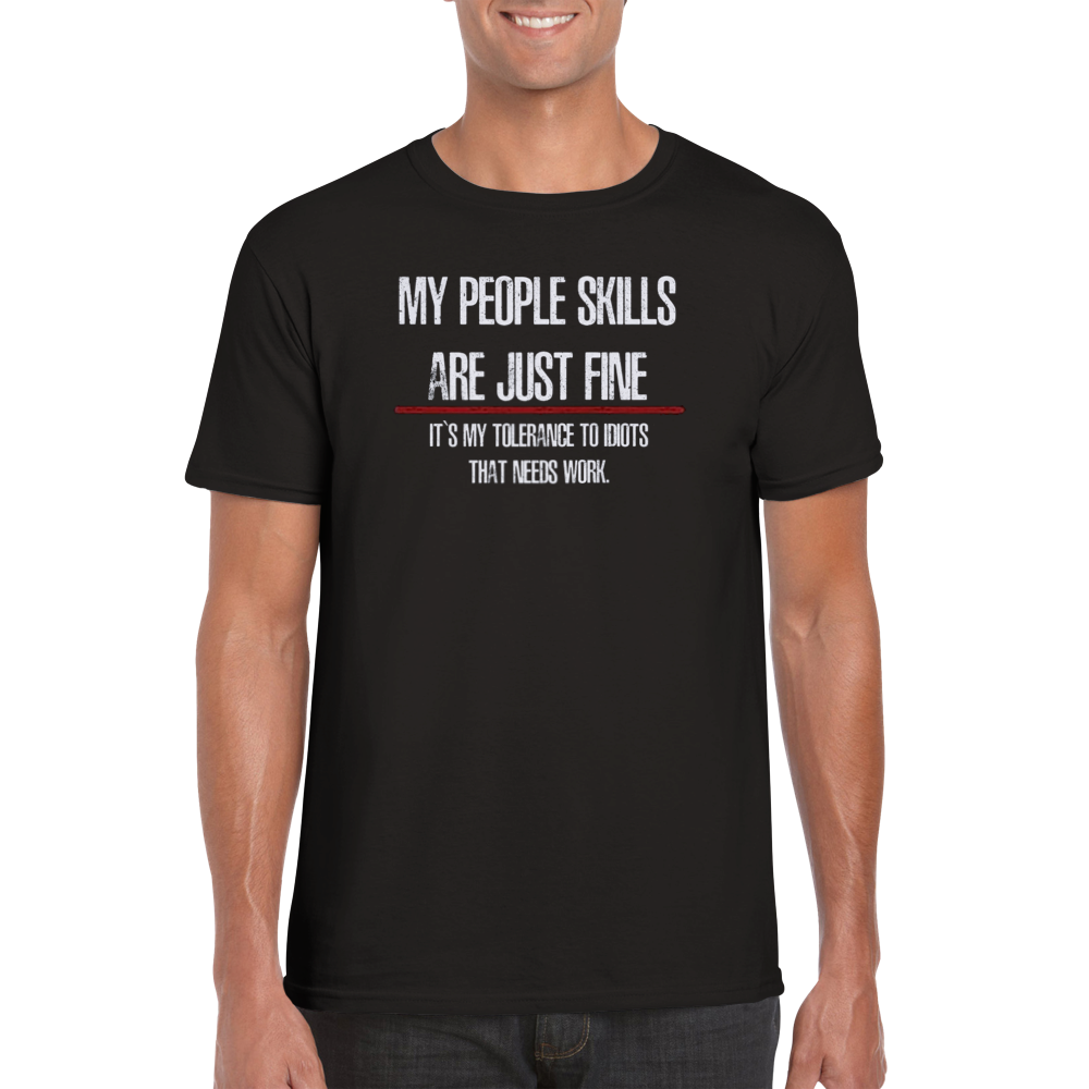 People skills t-shirt 5550