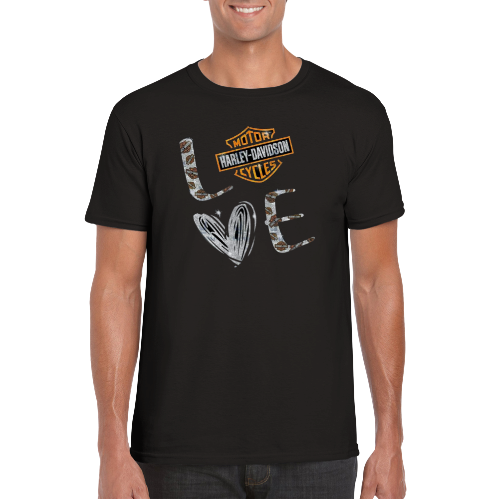 Harley Love  rundhalsad t-shirt 5402
