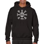 Viking hoodie Dubbeltryck 5243