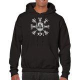 Viking hoodie Dubbeltryck 5243