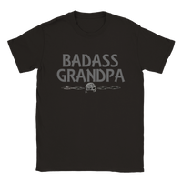 Badass Grandpa svart t-shirt 5098