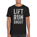 Lift Run Shoot svart t-shirt 5582-sv