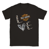 Harley Love  rundhalsad t-shirt 5402