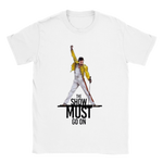 Show must go on rundhalsad t-shirt 5267