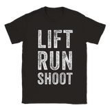 Lift Run Shoot svart t-shirt 5582-sv