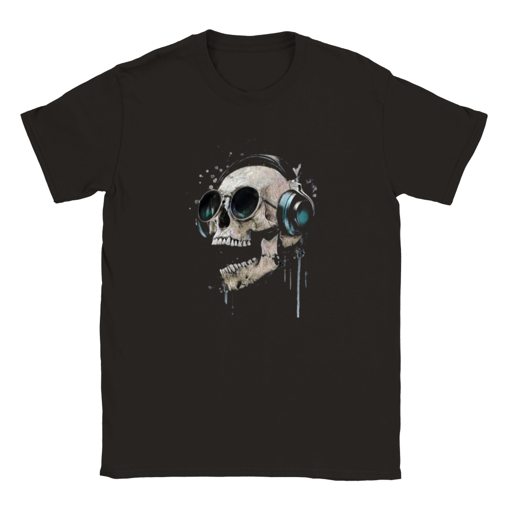 Music skull t-shirt 5176