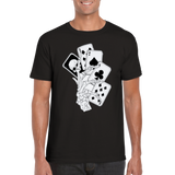 Hickok cards rundhalsad t-shirt 5378