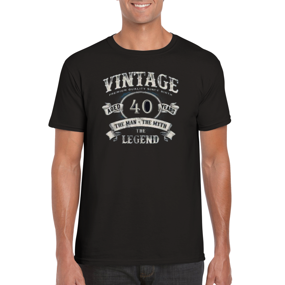 Vintage 40 years t-shirt 5326