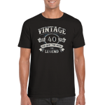 Vintage 40 years t-shirt 5326