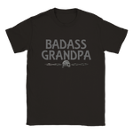 Badass Grandpa svart t-shirt 5098