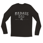 Badass Dad svart långärmad t-shirt 5524